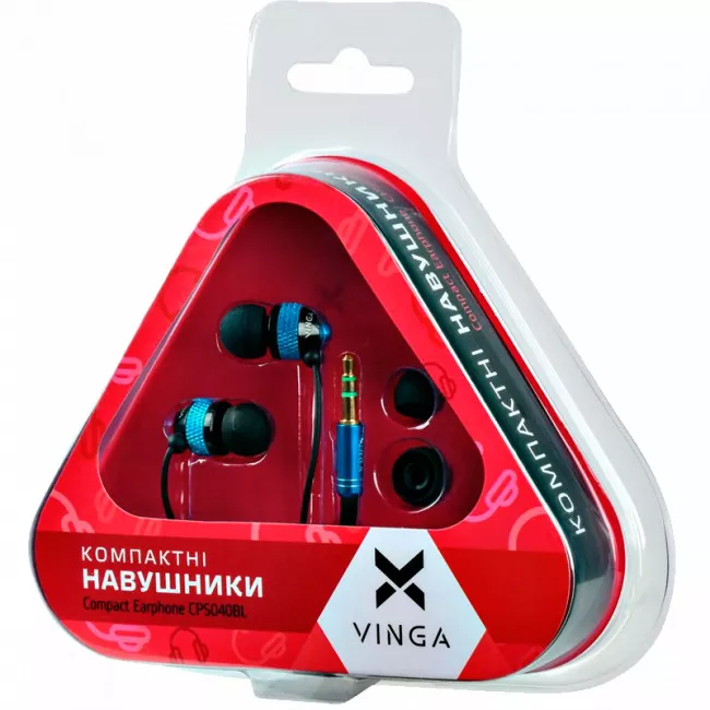 Наушники Vinga CPS040 Blue (CPS040BL)