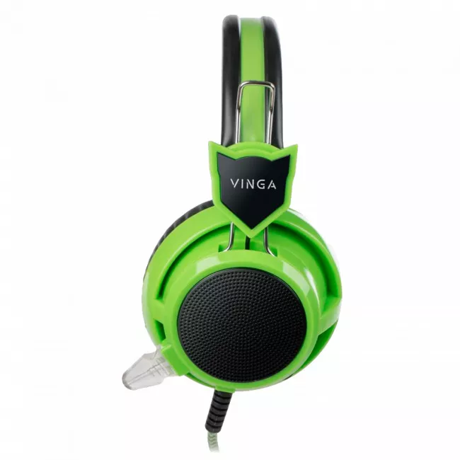 Наушники Vinga HSC058 Gaming Green (HSC058GR)