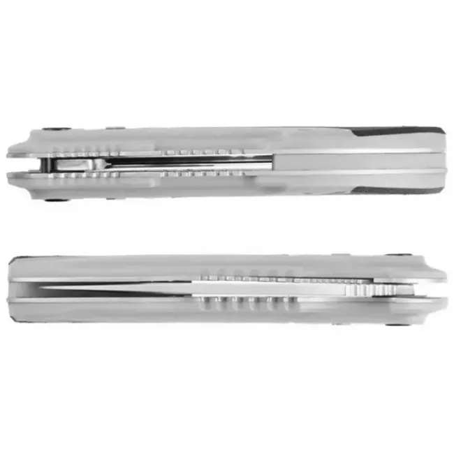 Нож складной Ganzo G621 (длина: 193мм, лезвие: 80мм, сатин), серый (16-1034-grey)