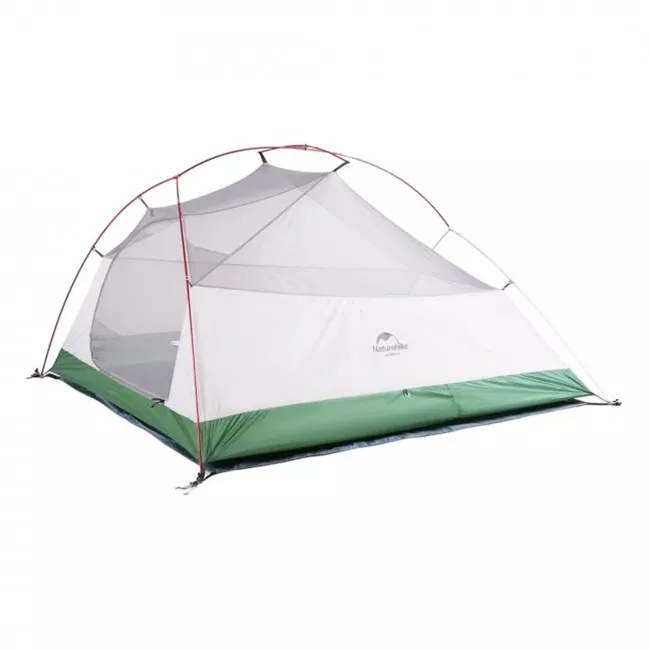 Палатка трехместная с футпринтом NatureHike Cloud Up 3 Updated NH18T030-T 210T зеленая (6927595730621)