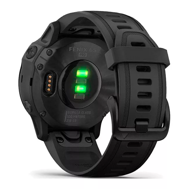 Смарт-годинник Garmin Fenix ​​6S Black with Black Band (010-02159-14)