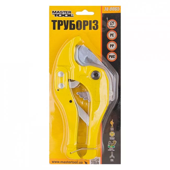 Труборез MASTER TOOL 200 мм макс. д-р 42 мм (74-0065)