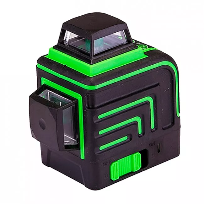 Рівень лазерний MASTER TOOL H360+2*V360, 3 лазерні головки GREEN, 0.2мм/м, 10м, Li-ion, сумка (30-1913)