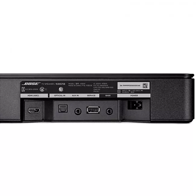 Звукова панель Bose TV Speaker Soundbar, Black (838309-2100)