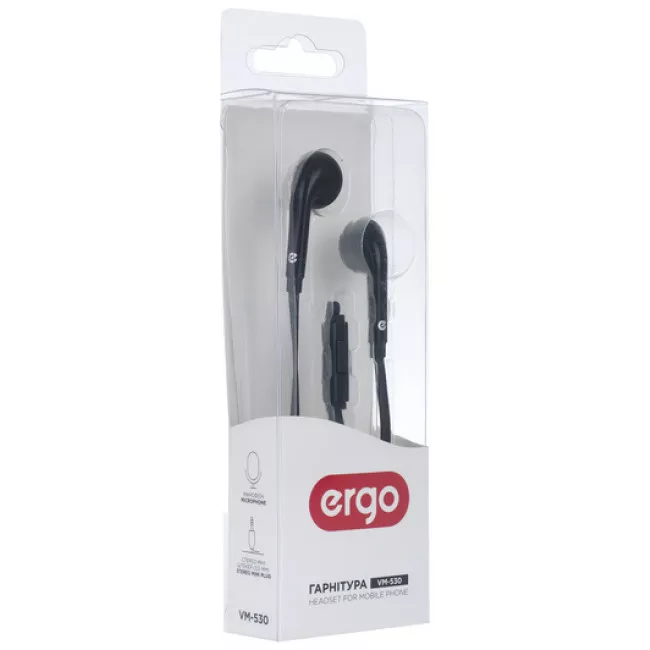 Навушники ERGO VM-530 Чорний