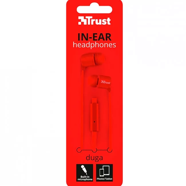 Навушники TRUST Duga Mic Full Red (22134_TRUST)