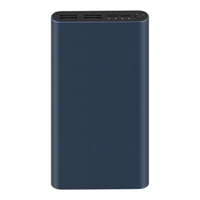Внешний аккумулятор Xiaomi Mi3 New 10000mAh Black (PLM13ZM)