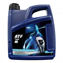Трансмиссионное масло Vatoil ATF TYPE III 4л