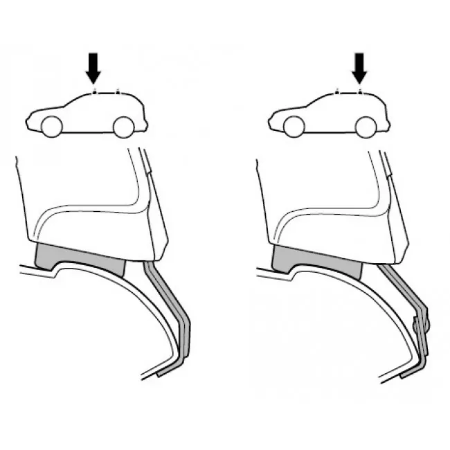 Монтажный комплект Thule для Acura MDX (mkI-mkII) 2001-2013 (1548)