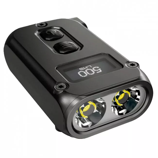 Мощный наключный фонарик с LED дисплеем Nitecore TINI 2 (USB Type-C), черный (6-1432_2_black)