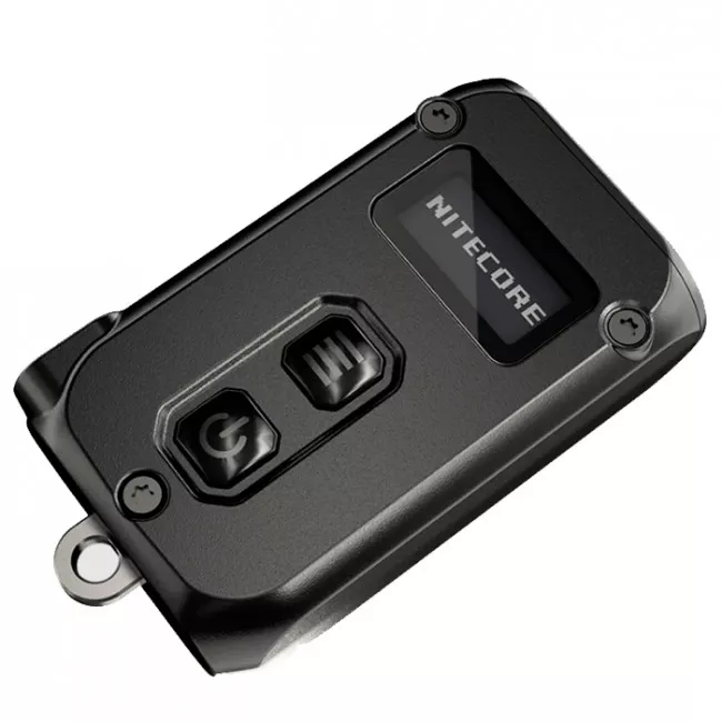 Мощный наключный фонарик с LED дисплеем Nitecore TINI 2 (USB Type-C), черный (6-1432_2_black)