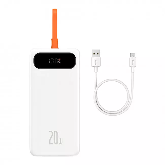 Универсальная мобильная батарея Baseus Block 20W 20000mAh (PPLK000002)