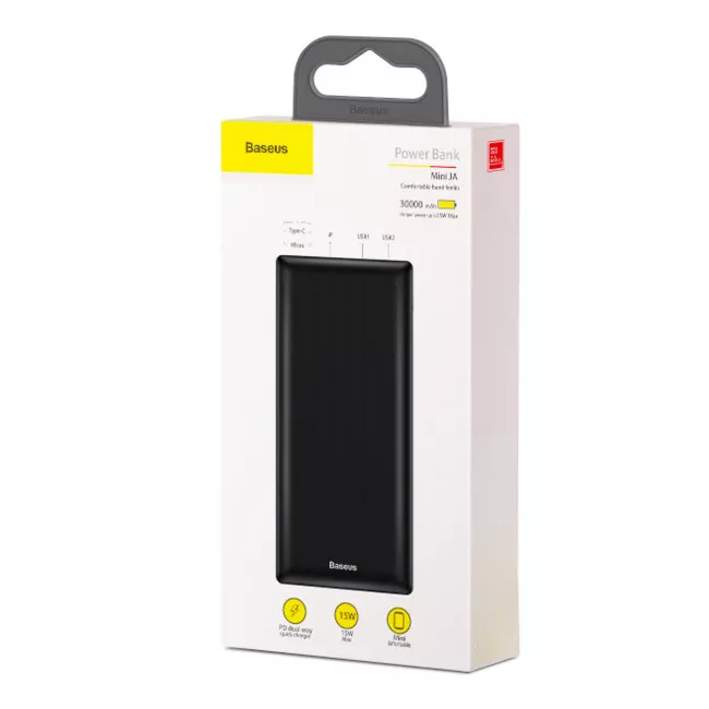 Універсальна мобільна батарея Baseus Mini JA 15W 30000mAh (PPJAN-C01)
