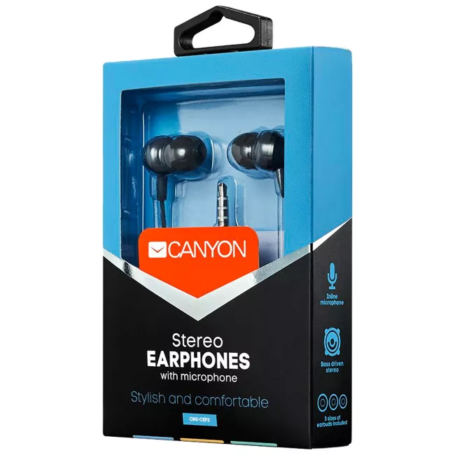 Наушники Canyon CNS-CEP3DG Dark Grey