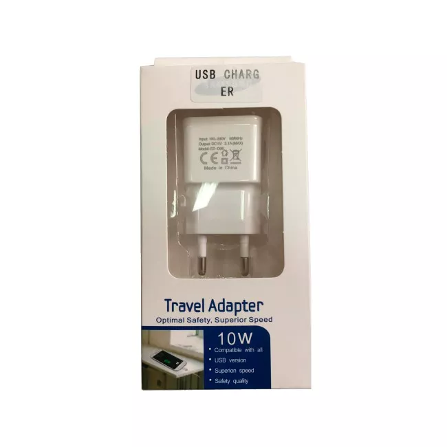 Зарядное устройство Atcom ES-D06 (1*USB, 2.1A) (14903)