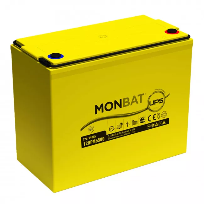 Аккумулятор Monbat High Rate Power Top 6СТ-140Ah AGM (12UPM5500) Аккумулятор Monbat High Rate Power Top 6СТ-140Ah AGM (12UPM5500)