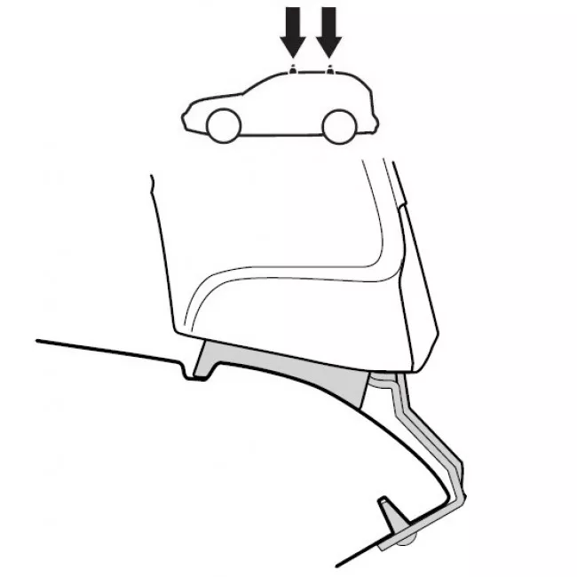 Монтажний комплект Thule для Audi A4/S4/RS4 2001-2007; Seat Exeo (1212)