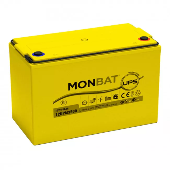 Акумулятор Monbat High Rate Power Top 6СТ-100Ah AGM АзЕ (12UPM3500)