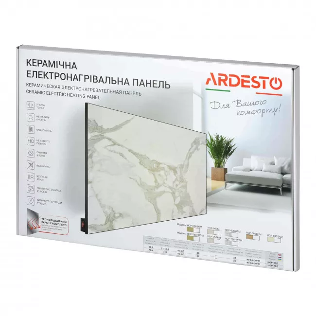 Керамический обогреватель Ardesto HCP-600BGM