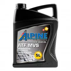 Масло трансмиссионное Alpine ATF MVS бесцветное 5л (0730-5) (29972)