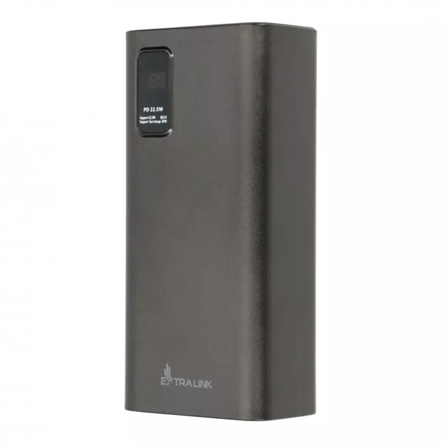 Внешний аккумулятор Extralink EPB-069 30000mAh Black Внешний аккумулятор Extralink EPB-069 30000mAh Black