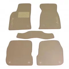 Двошарові килимки Sotra Custom Premium 10mm Beige для Audi A6 (C5) 1998-2004