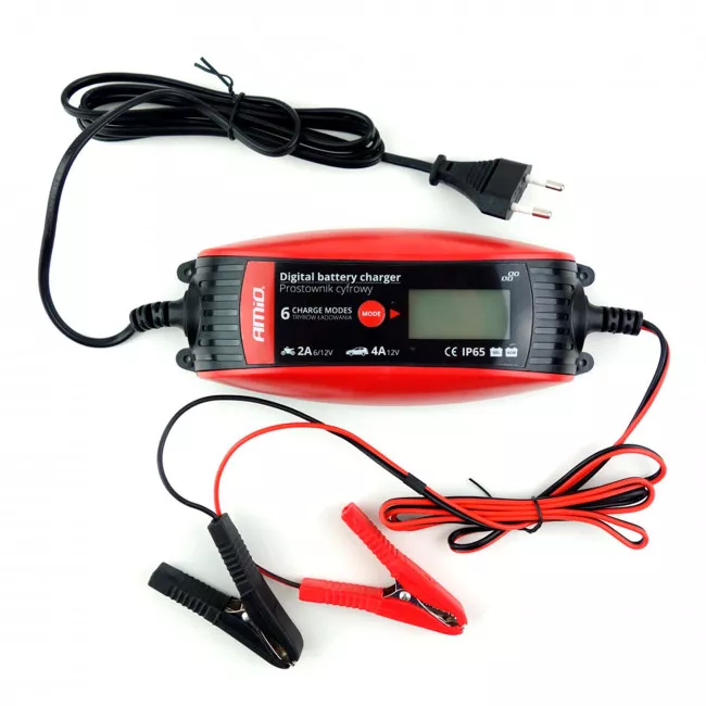 Зарядное устройство AMiO DBC-4A 2A/4A 6V/12V (02088)