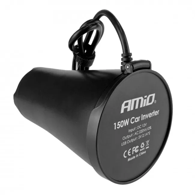 Инвертор AMiO PI02 150W 12V/230V (02469)