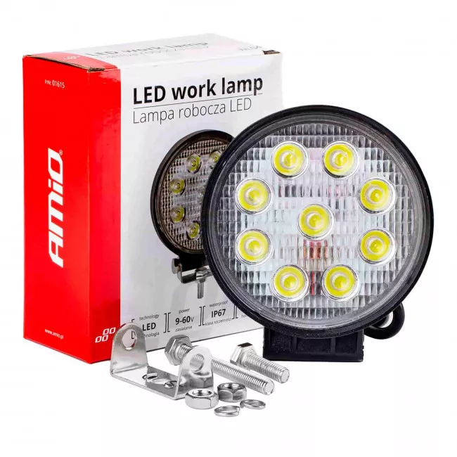 Светодиодный прожектор AMiO AWL04 9 LED FLOOD 9-60V (01615)