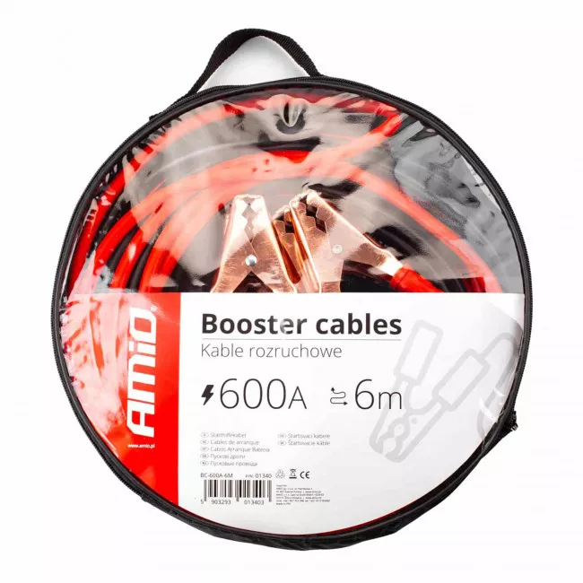 Старт-кабель AMiO 600А 6м (01340)