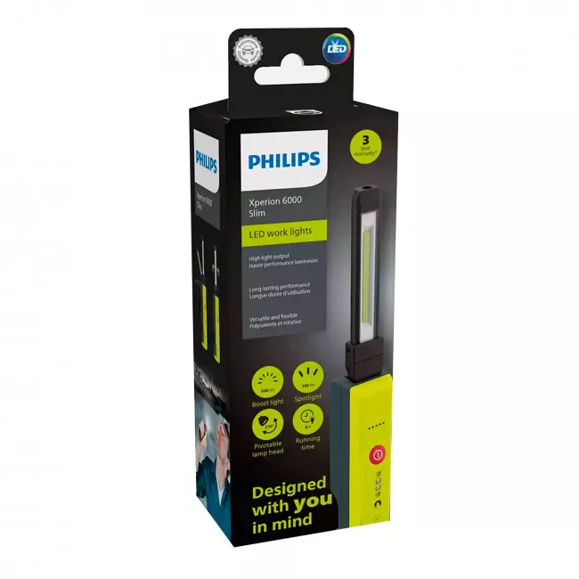 Фонарь универсальный Philips Xperion 6000 Slim (X60SLIMX1)
