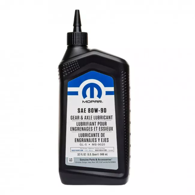Трансмиссионное масло Mopar Gear 80W-90 0,946л (68218041AB) Трансмиссионное масло Mopar Gear 80W-90 0,946л (68218041AB)