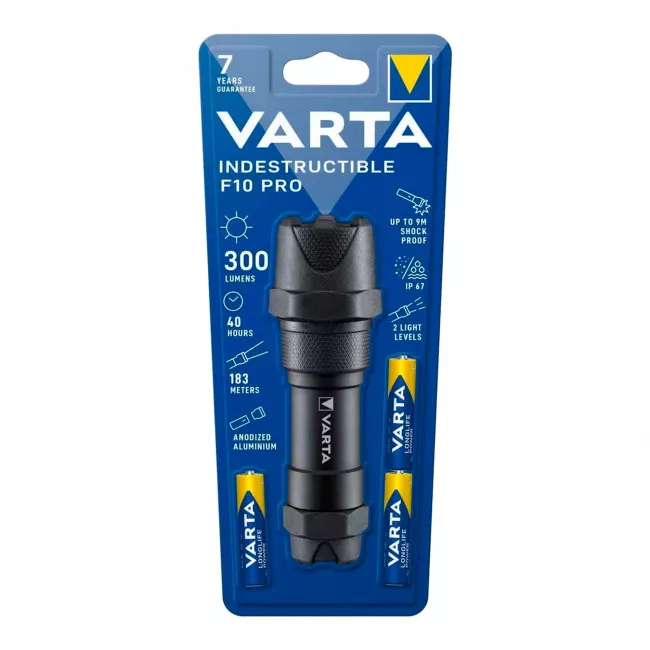 Фонарь ручной Varta Indestructible F10 Pro (18710101421)