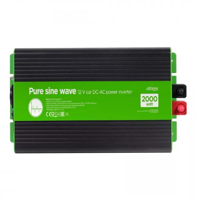 Автомобільний інвертор EnerGenie 2000W EG-PWC-PS2000-01