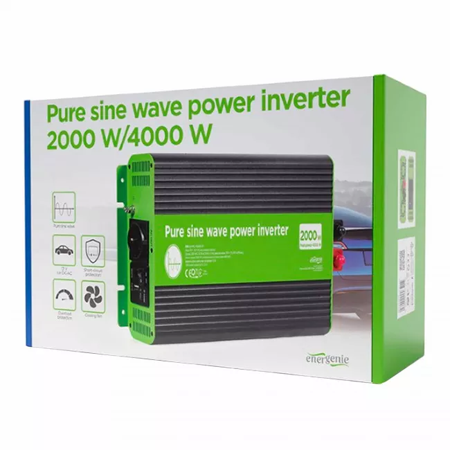 Автомобільний інвертор EnerGenie 2000W EG-PWC-PS2000-01