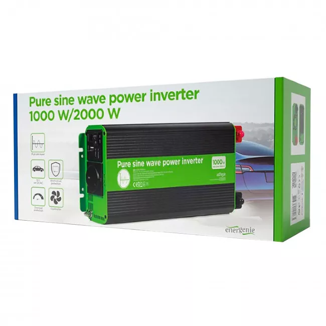 Автомобильный инвертор EnerGenie 1000W EG-PWC-PS1000-01