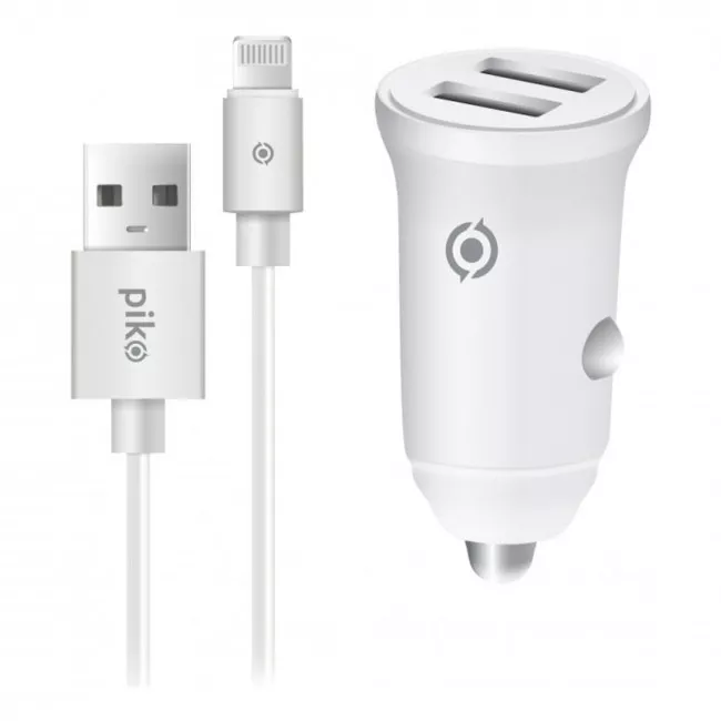 Автомобильное зарядное устройство Piko 2USB3,1A (CC-312) (538810)