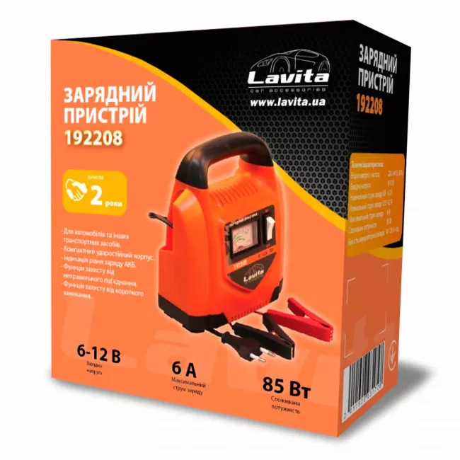 Зарядное устройство Lavita 6-12V 6A (LA 192208)