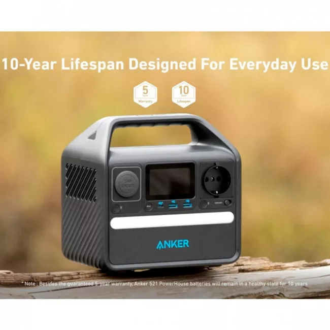 Зарядна станція Anker PowerHouse 521 256Wh 200W (A1720311)