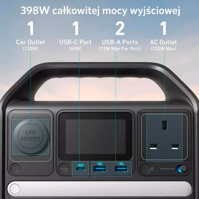 Зарядна станція Anker PowerHouse 521 256Wh 200W (A1720311)
