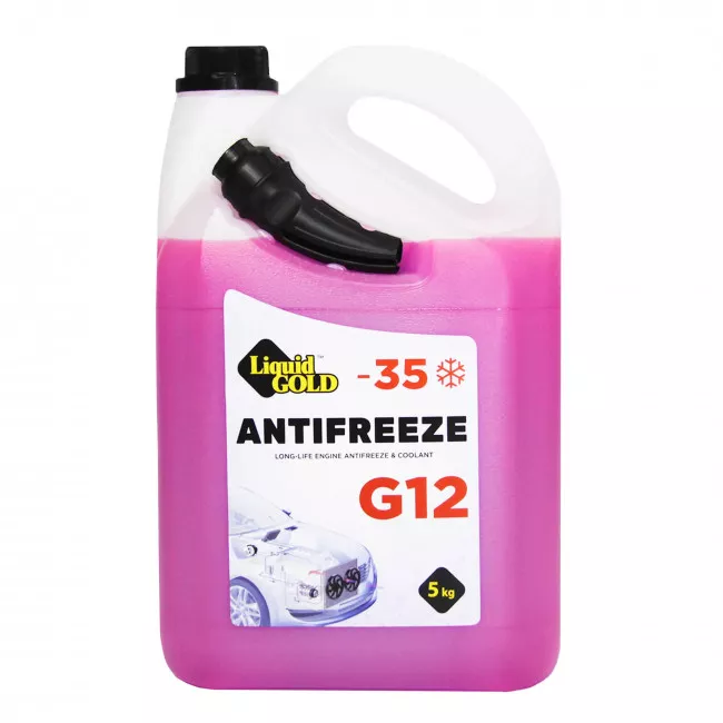 Антифриз Liquid Gold G12 -35°C червоний 5л (296210) Антифриз Liquid Gold G12 -35°C червоний 5л (296210)