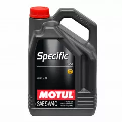 Моторное масло Motul Specific LL-04 5W-40 5л (832706)