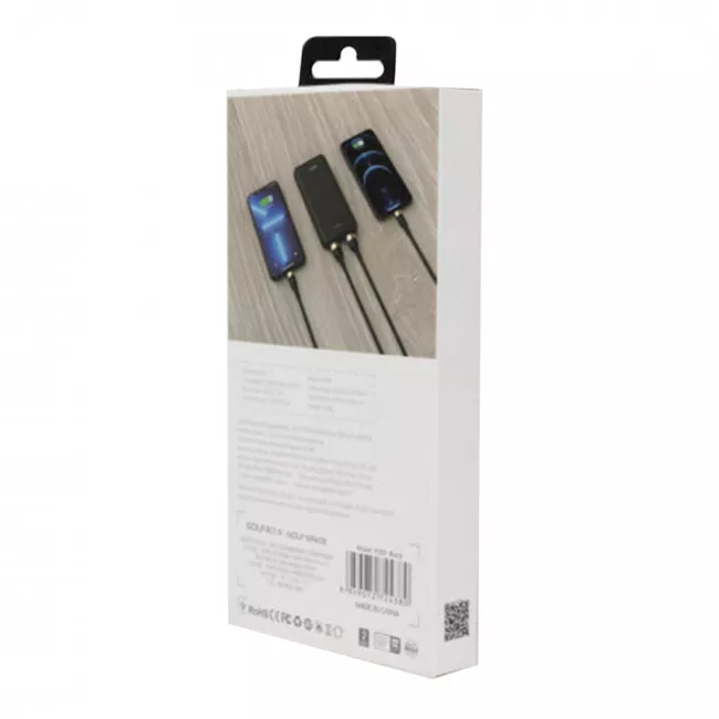Внешний аккумулятор Golf P200 10000mAh 10W Black