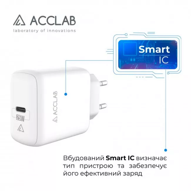Сетевое зарядное устройство AccLab (AL-TC125)