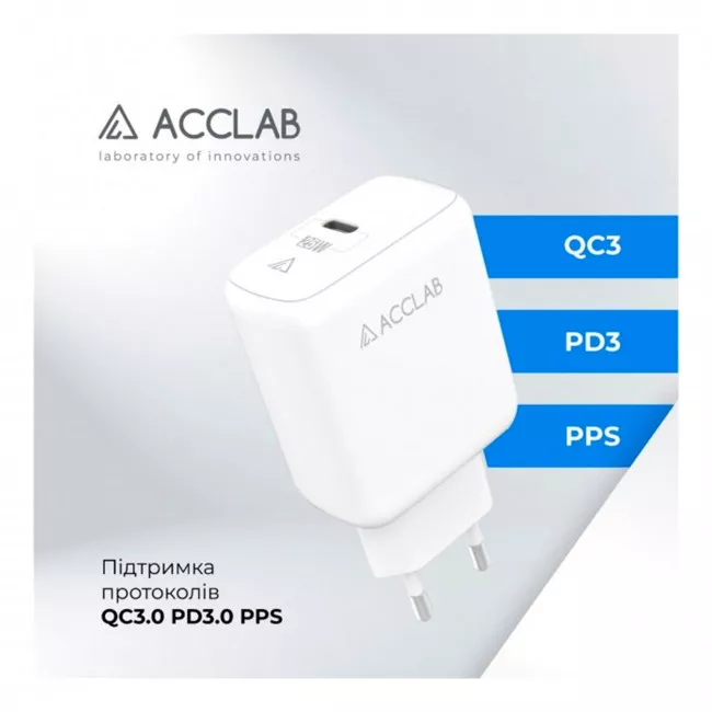 Сетевое зарядное устройство AccLab (AL-TC125)