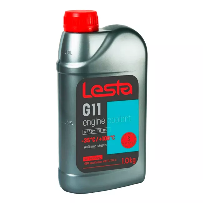 Антифриз Lesta G11 -35°C синий 1л (393755)