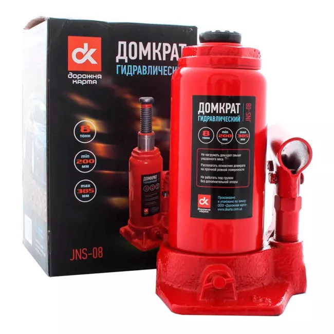 Домкрат гидравлический Дорожная карта 8т (JNS-08)