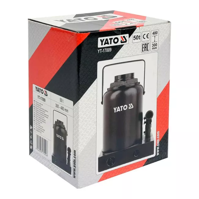 Домкрат гидравлический YATO 50т (YT-17009)
