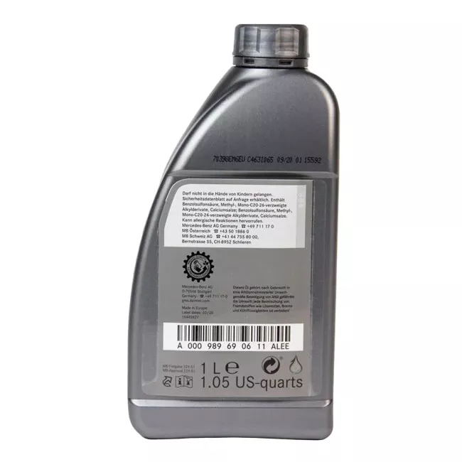 Моторное масло Mercedes-Benz 5W-30 229.51 1л (A000989690611ALEE)