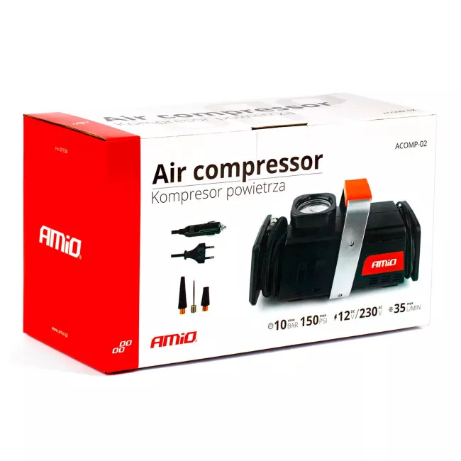 Компресор автомобільний AMiO Acomp-02 (011348/01134)